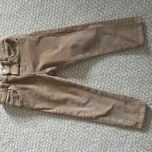 Zara Tan Corduroy Pants